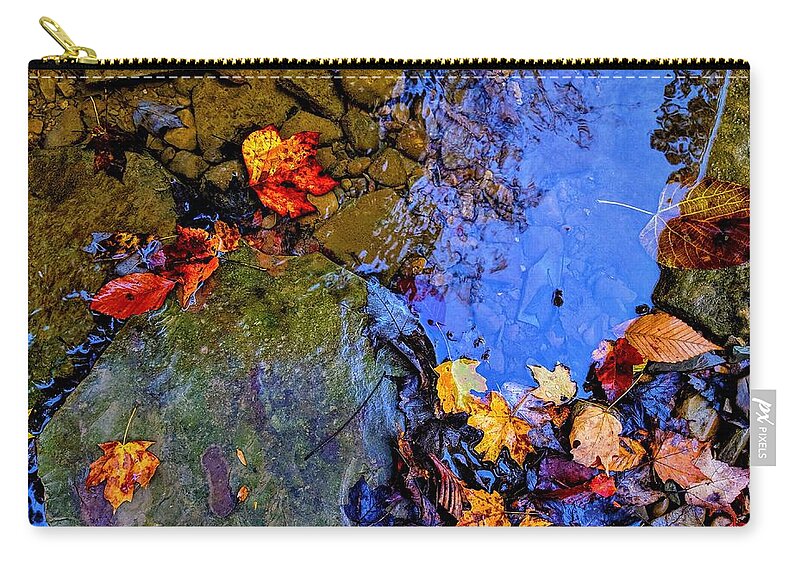  Carry-all Pouch featuring the photograph Fall Leaves by Brad Nellis