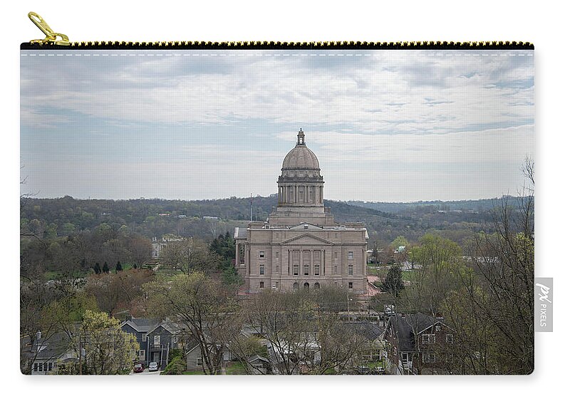 2130 Zip Pouch featuring the photograph Kentucky Capitol #2 by FineArtRoyal Joshua Mimbs