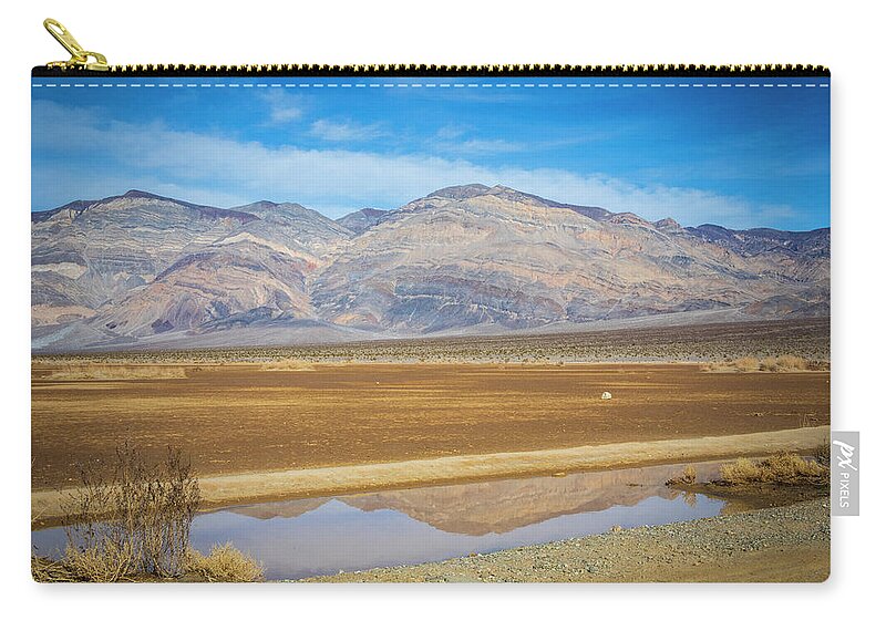 California Zip Pouch featuring the photograph Lake Hill #3 by Jonathan Babon