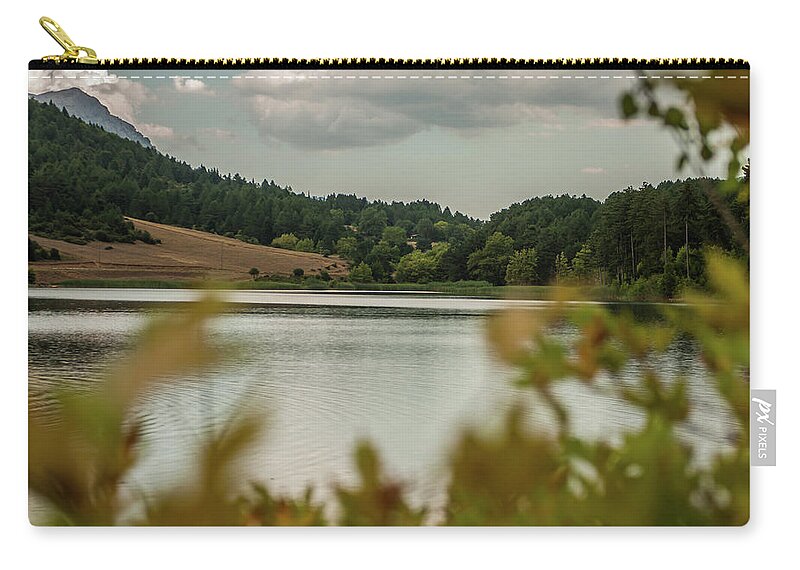 Greece Zip Pouch featuring the photograph Landscape in Greece #2 by Eleni Kouri