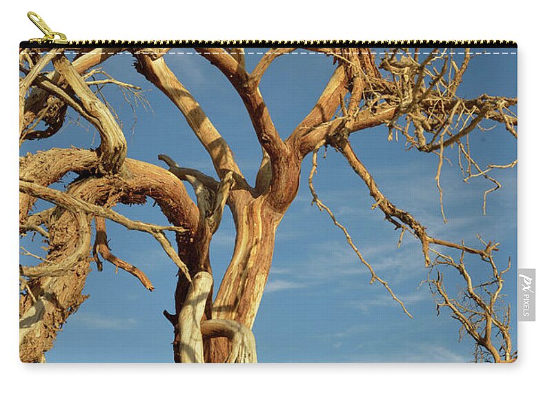 California Zip Pouch featuring the photograph Mesquite Flat Sand Dunes, Death Valley, California #2 by Kevin Oke