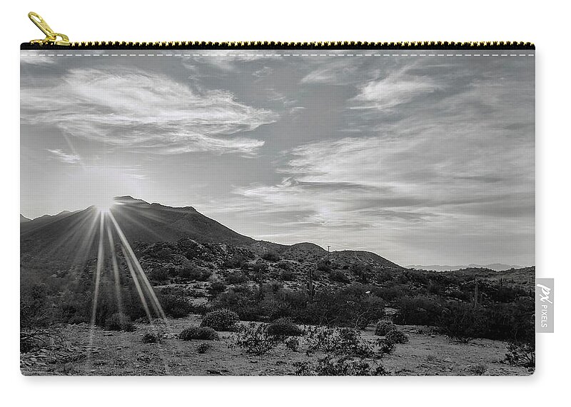  Carry-all Pouch featuring the photograph Phoenix Sunset by Brad Nellis