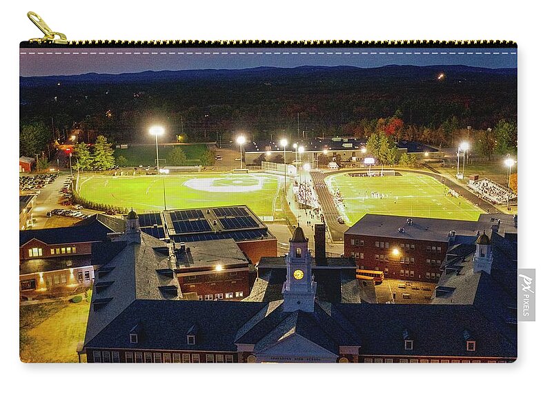  Zip Pouch featuring the photograph Rochester #2 by John Gisis