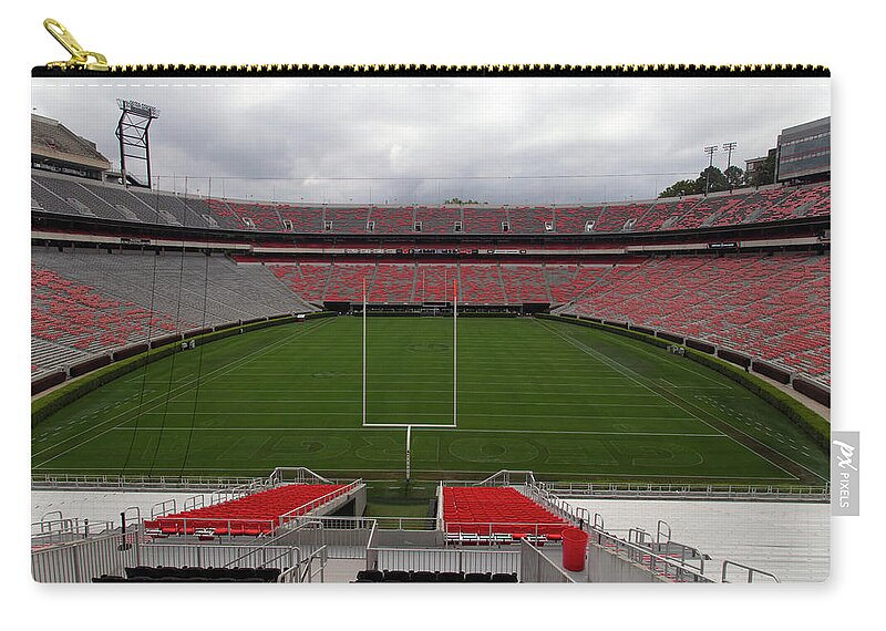 Athens Georgia Carry-all Pouch featuring the photograph Sanford Stadium at the University of Georgia by Eldon McGraw