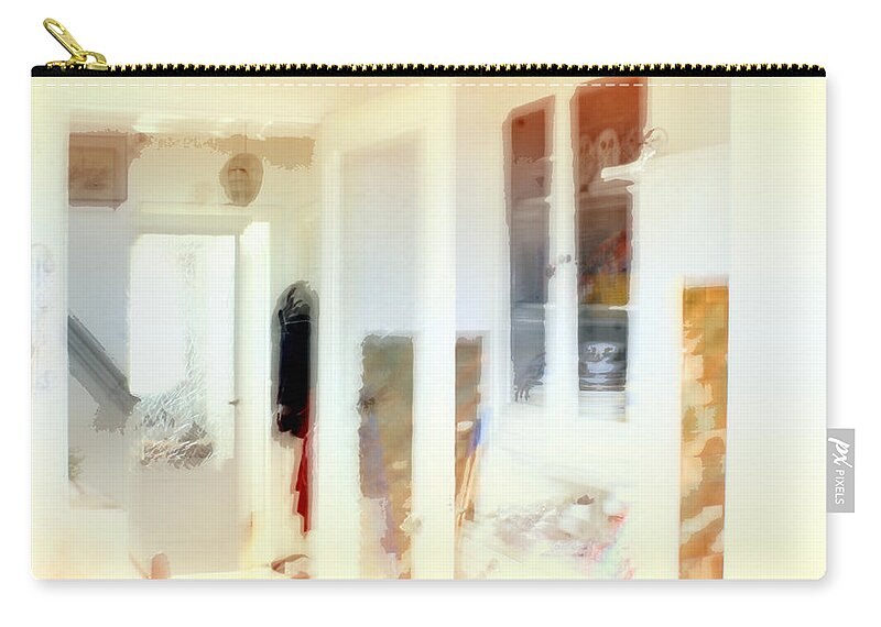 Photography Zip Pouch featuring the photograph 2 the Hallway by Luc Van de Steeg