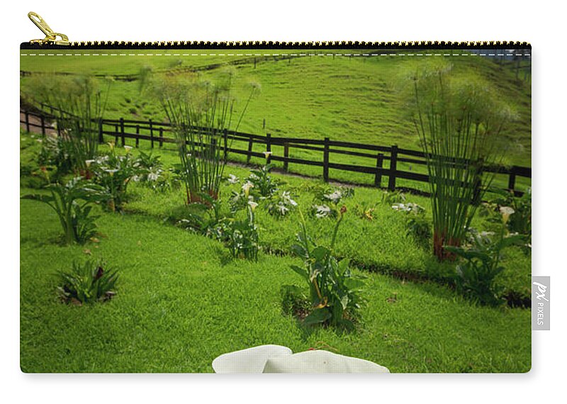 Valle Del Cocora Zip Pouch featuring the photograph Valle Del Cocora Salento Quindio Colombia #2 by Tristan Quevilly