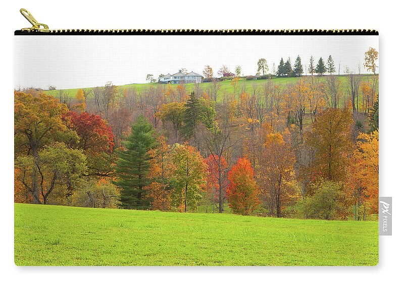 Fall Zip Pouch featuring the photograph Connecticut Foliage_8185 by Rocco Leone