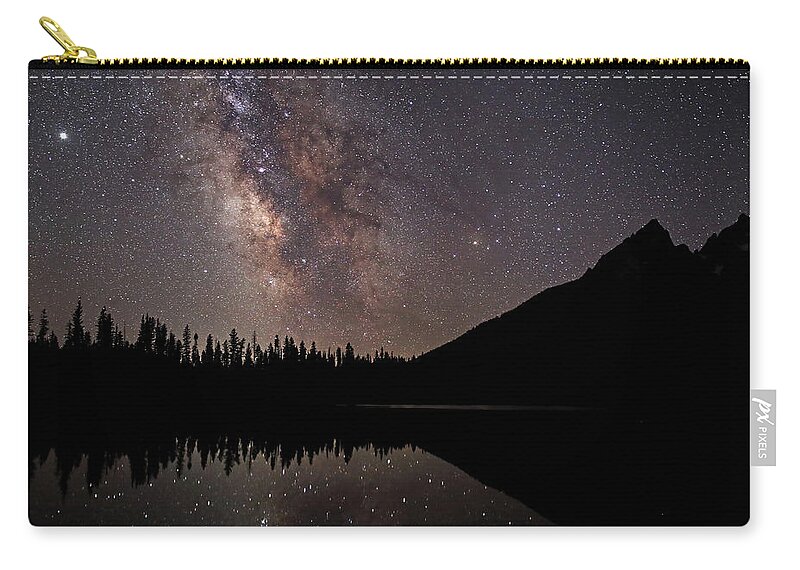 Tetons Zip Pouch featuring the photograph 2020 String Lake, GTNP by Jean Clark