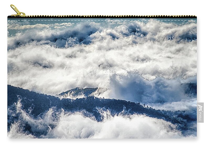 Outdoors Zip Pouch featuring the photograph Autumn in the Appalachian Mountains Viewed Along the Blue Ridge #21 by Alex Grichenko