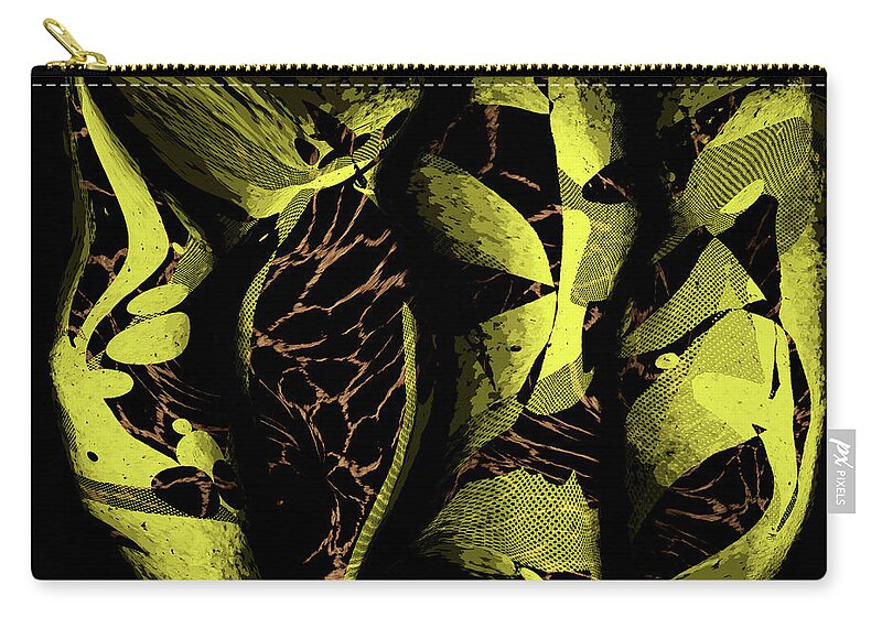 Abstract Carry-all Pouch featuring the digital art Diva by Marina Flournoy