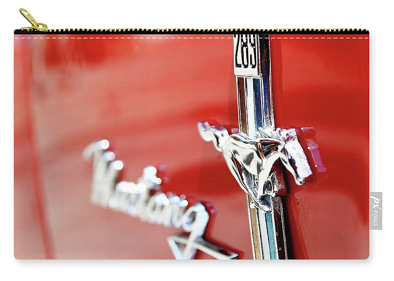 Mustang Zip Pouch featuring the photograph 289 by Lens Art Photography By Larry Trager