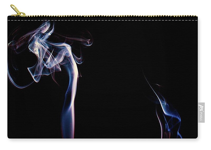 Smoke Zip Pouch featuring the photograph Beauty in smoke #29 by Martin Smith