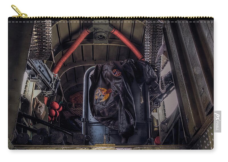 Bomber Jacket Zip Pouch featuring the photograph Back In Time #3 by Richard Bean