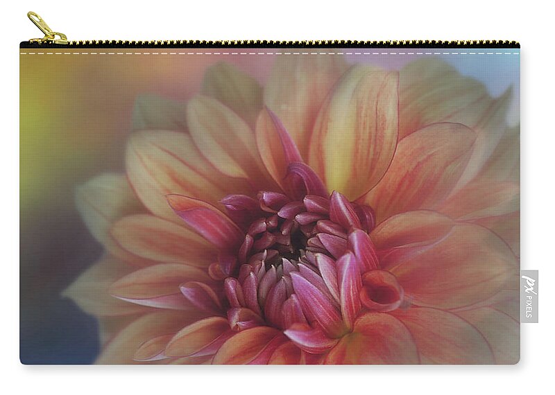 Flowr Zip Pouch featuring the photograph Dahlia #3 by Ann Jacobson