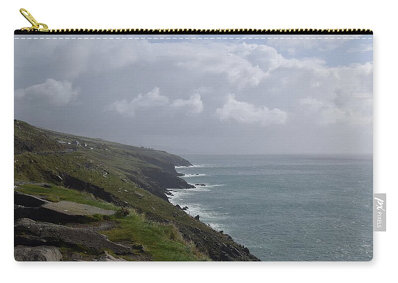 Ireland Zip Pouch featuring the photograph Dingle Peninsula #3 by Curtis Krusie