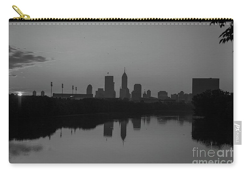 8343 Zip Pouch featuring the photograph Indianapolis Sunrise #3 by FineArtRoyal Joshua Mimbs