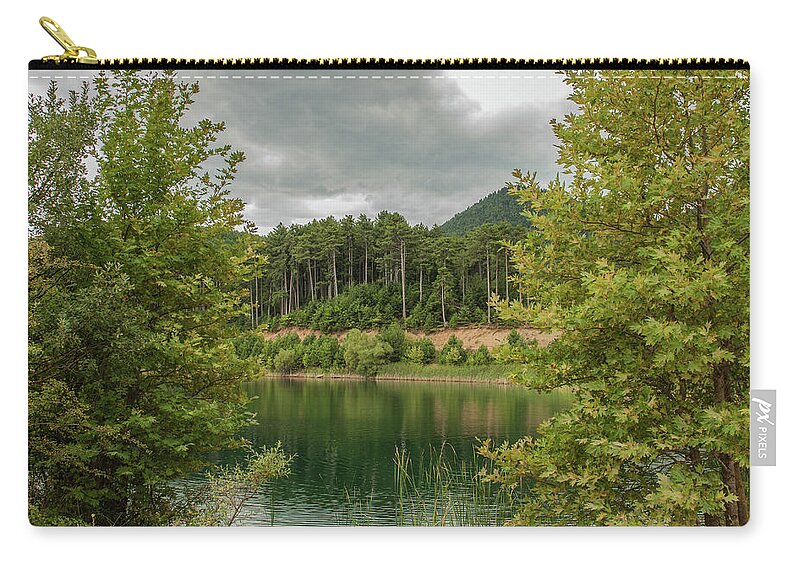 Greece Zip Pouch featuring the photograph Landscape in Greece #3 by Eleni Kouri