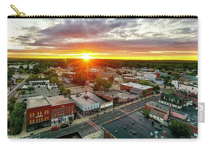  Zip Pouch featuring the photograph Rochester #39 by John Gisis