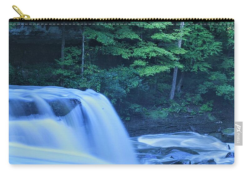  Zip Pouch featuring the photograph Great Falls #4 by Brad Nellis