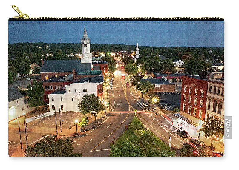 Zip Pouch featuring the photograph Rochester #41 by John Gisis