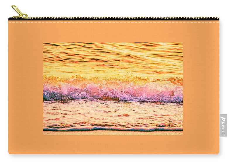 Delray Beach Florida Atlantic Ocean Waves Zip Pouch featuring the photograph Delray Beach Florida Waves 4185 by Amyn Nasser