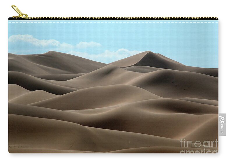 Gobi Desert Carry-all Pouch featuring the photograph Gobi desert by Elbegzaya Lkhagvasuren