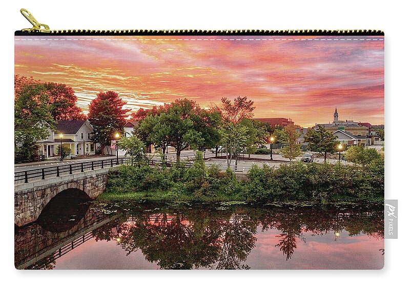  Zip Pouch featuring the photograph Rochester #5 by John Gisis