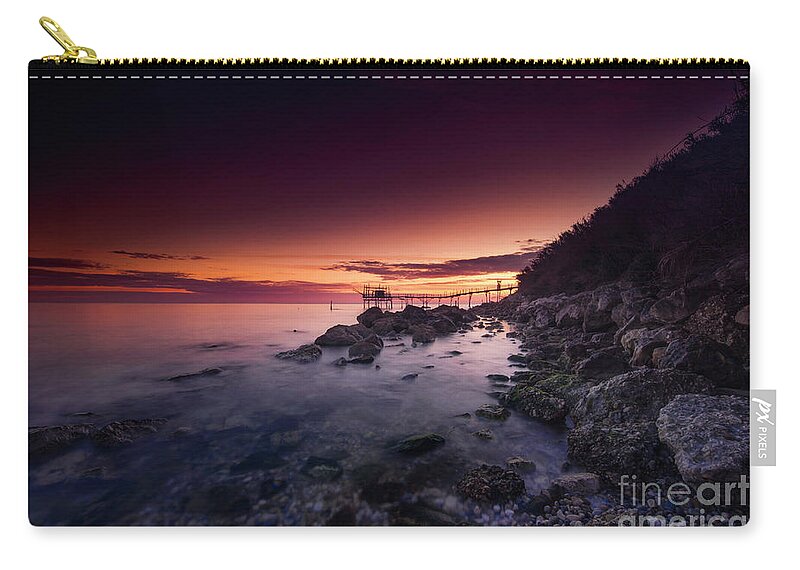 Marco Crupi Rome Photography Zip Pouch featuring the photograph 6 seconds of Dawn by Marco Crupi