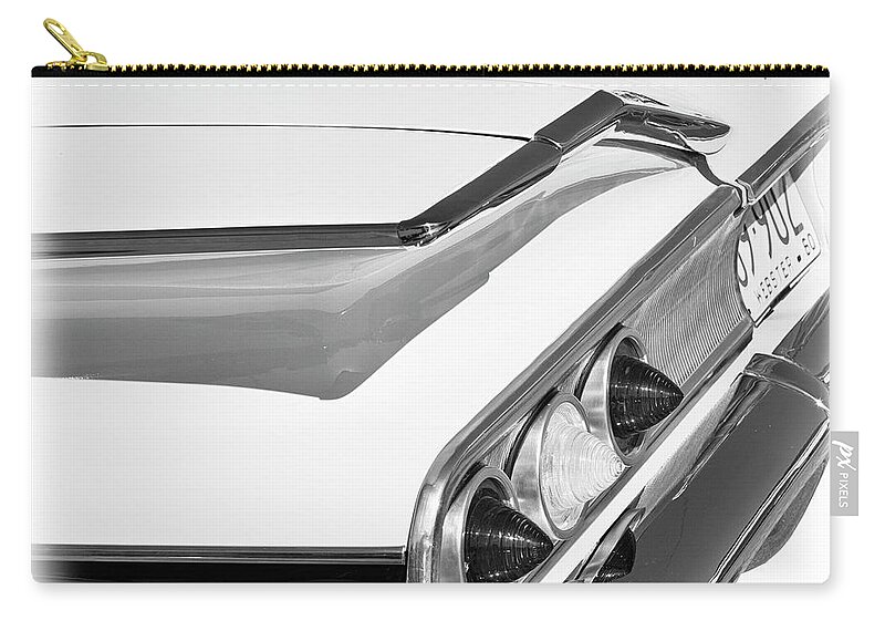 Automotive Zip Pouch featuring the photograph '60 Chevy #60 by Dennis Hedberg