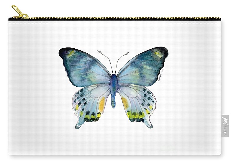 Laglaizei Butterfly Carry-all Pouch featuring the painting 68 Laglaizei Butterfly by Amy Kirkpatrick