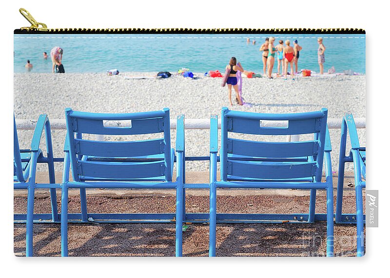 Nice Zip Pouch featuring the photograph cote dAzur, France #7 by Anastasy Yarmolovich