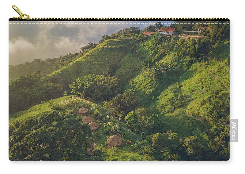 Minca Zip Pouch featuring the photograph Minca Magdalena Colombia #9 by Tristan Quevilly
