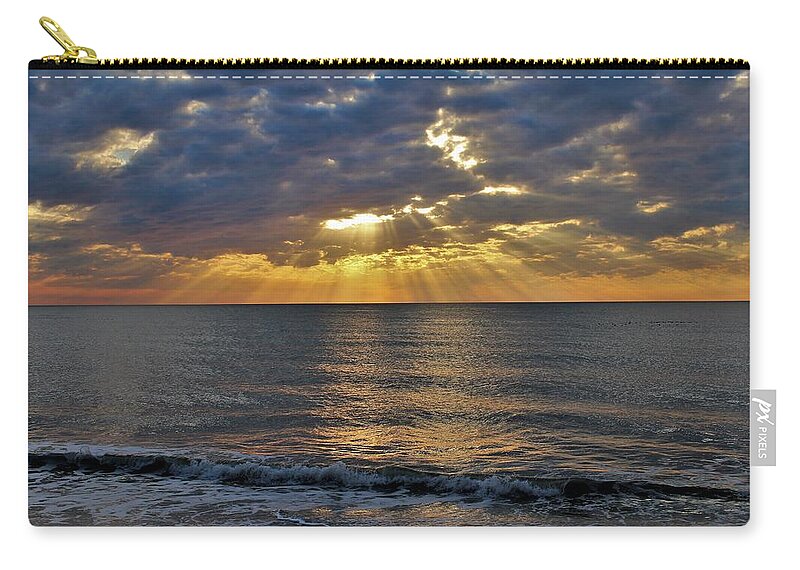  Zip Pouch featuring the photograph Naples Sunset #98 by Donn Ingemie