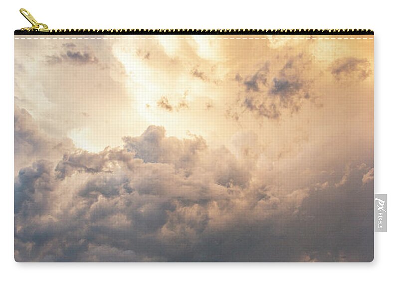 Nebraskasc Zip Pouch featuring the photograph A Beautiful Nebraska Thunderset 007 by NebraskaSC