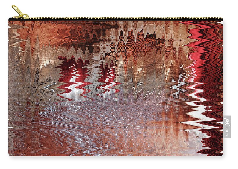 Reflections Zip Pouch featuring the photograph A carpet of reflections by Al Fio Bonina