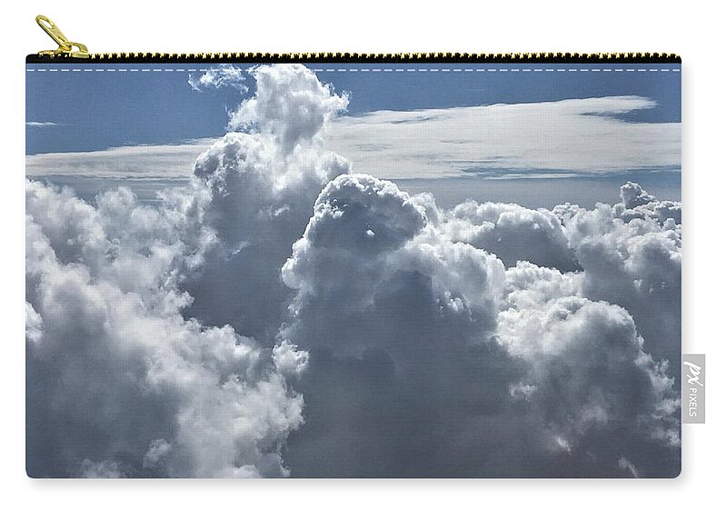 Clouds Zip Pouch featuring the photograph A Different Perspective by Christine Rivers