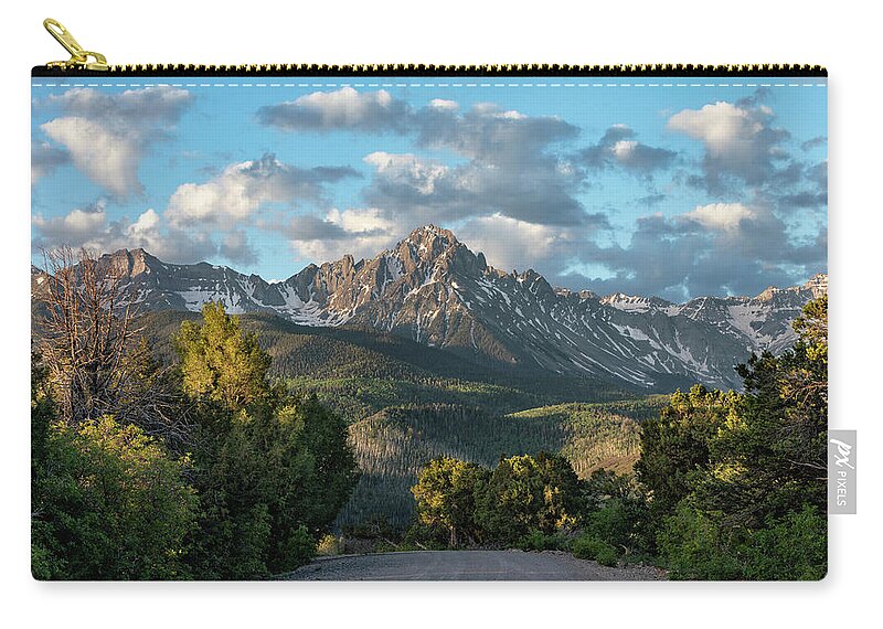 Mount Sneffels Carry-all Pouch featuring the photograph A Different Road To Sneffels by Denise Bush