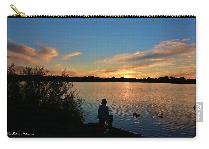 Landscape Carry-all Pouch featuring the photograph A fisherman's Dream by Mary Walchuck