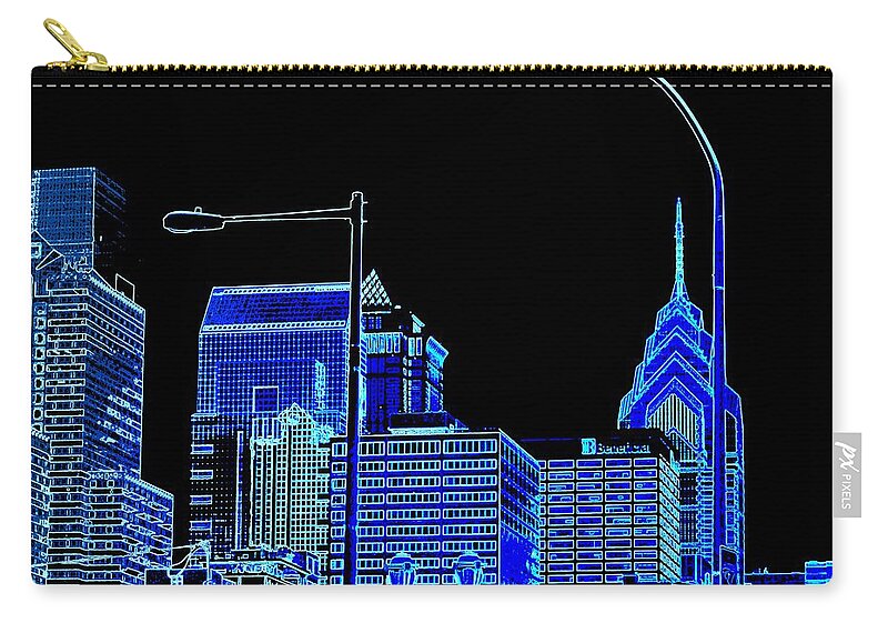 Urban Zip Pouch featuring the photograph A Little Night Magic by Marla McPherson
