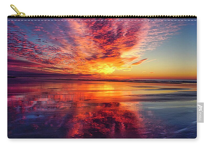 Ogunquit Beach Carry-all Pouch featuring the photograph A Memorable Morning by Penny Polakoff