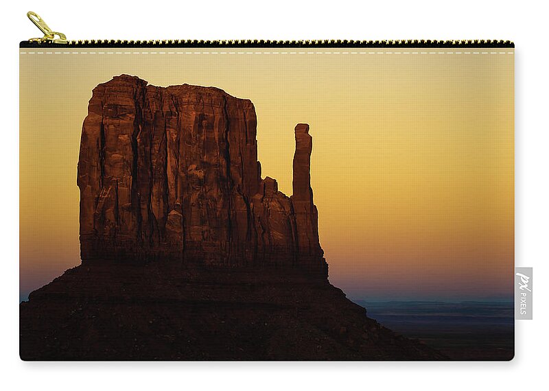 America Carry-all Pouch featuring the photograph A Monument of Stone - Monument Valley Tribal Park by Gregory Ballos