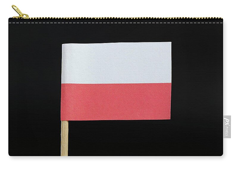 Poland Carry-all Pouch featuring the photograph Flag of Poland by Vaclav Sonnek