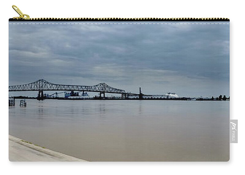 Walk Zip Pouch featuring the photograph A River Walk by George Taylor