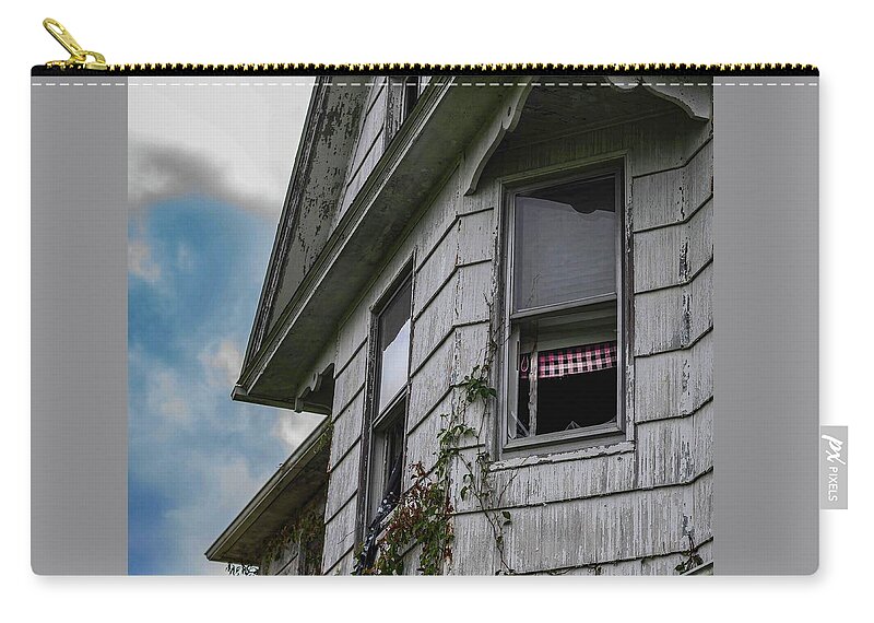 Architecture Zip Pouch featuring the photograph A Time Forgotten by Brian Shoemaker