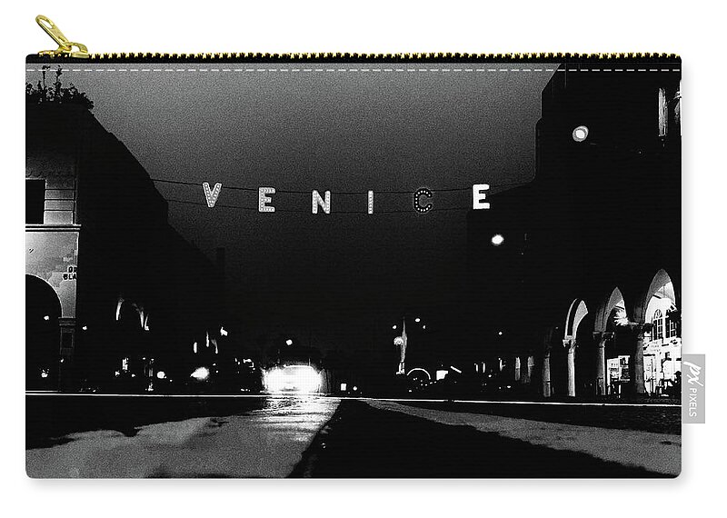 Nicholas Brendon Zip Pouch featuring the photograph A Touch of Venice by Nicholas Brendon