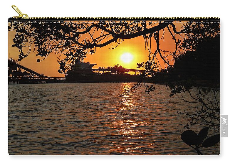 View Zip Pouch featuring the photograph A View From Hornibrook by Joan Stratton