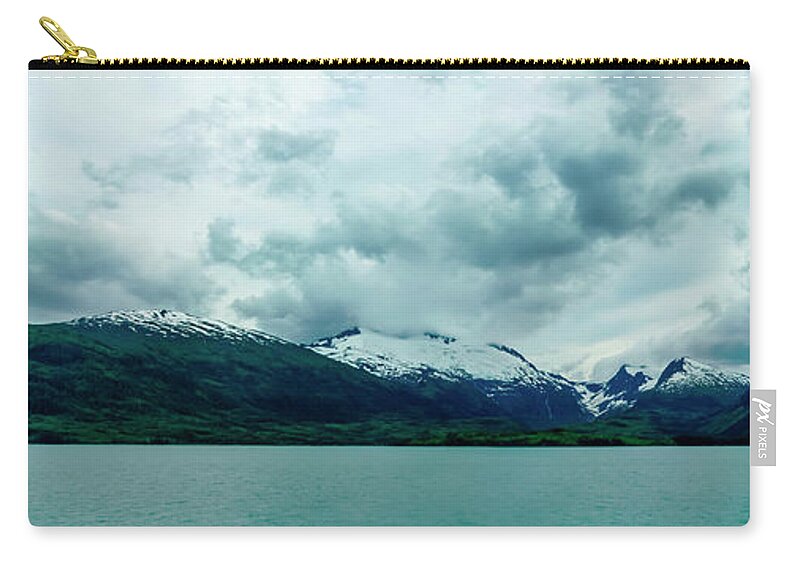 Alaska Zip Pouch featuring the photograph A Visit To The Gulf Of Alaska by Mike Braun