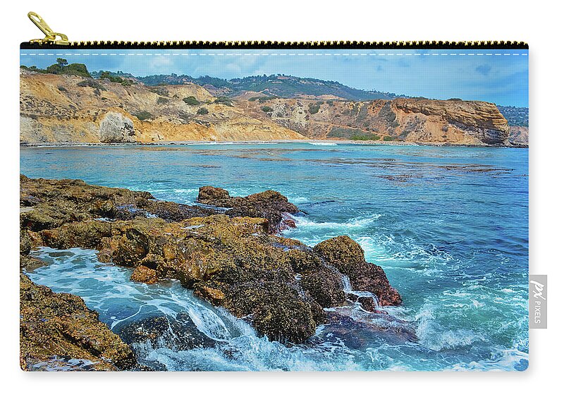 Los Angeles Zip Pouch featuring the photograph Abalone Cove Shoreline Park Sacred Cove by Kyle Hanson