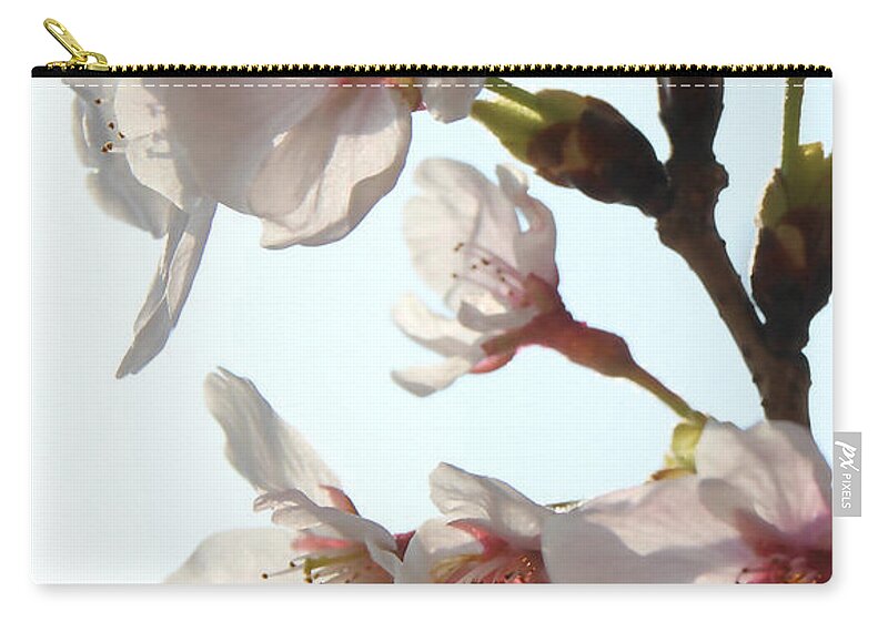 Nature Zip Pouch featuring the mixed media Above by Marvin Blaine