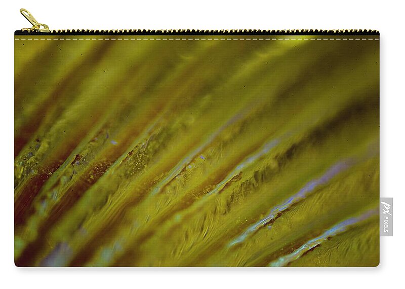 Abstract Zip Pouch featuring the photograph Abstract Gold by Neil R Finlay